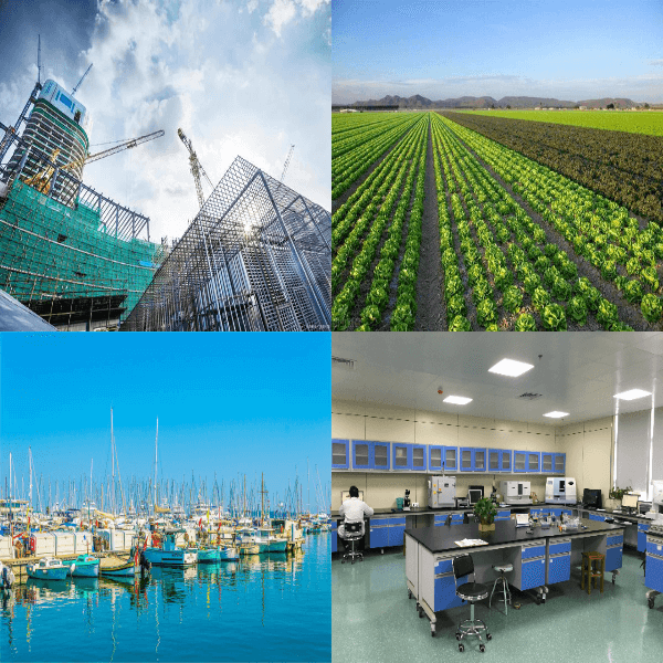 agricultural field,Construction sector,Transportation field,Other areas